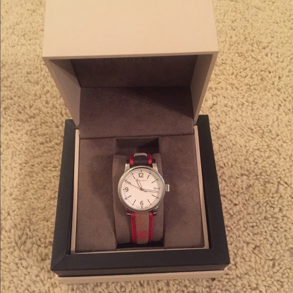 Burberry print watch